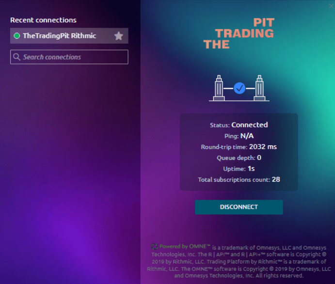 How can I connect my demo account with Quantower?